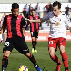 Reus 0-1 Osasuna: resumen, resultado y goles del partido