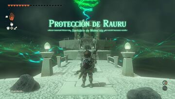 the legend of zelda tears of the kingdom nintendo switch guia santuario momo'siq