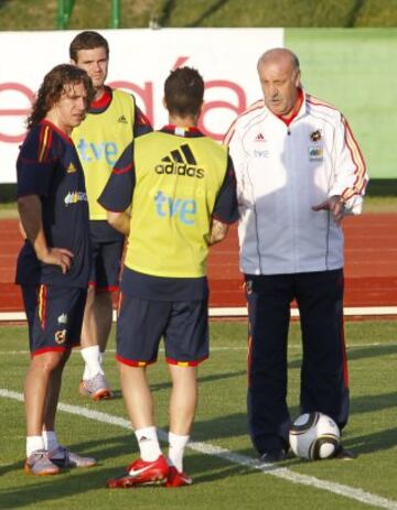 Después de un breve paso con Besiktas y el Cádiz, cogió las riendas del combinado Nacional en julio de 2008, en sustitución de Luis Aragonés. Desde el inicio de esta nueva etapa contó con Toni Grande como segundo entrenador.