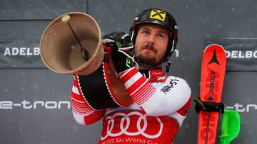 Hirscher, rey de Adelboden con su novena victoria