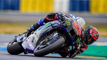 'El Diablo' tumbando la Yamaha.