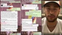Neymar proclaims innocence in rape allegation publishing WhatsApp messages