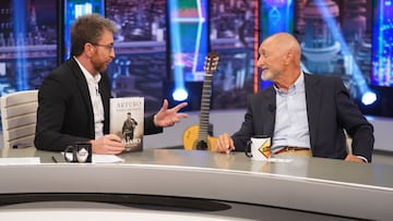 Imagen de Pablo Motos y Arturo P&eacute;rez-Reverte en &#039;El Hormiguero&#039;.