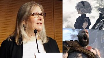 Amy Hennig en su visita a Gamelab 2018 (Barcelona).