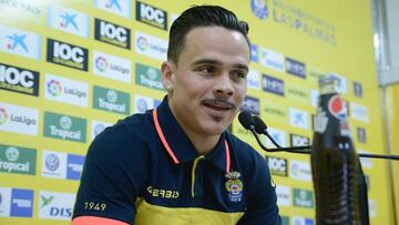 Roque Mesa en rueda de prensa.