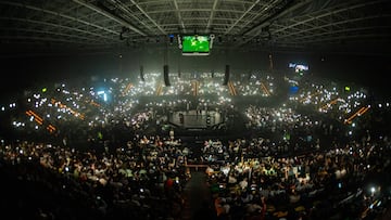 Imagen del Bilbao Arena durante la celebración de WOW FC 26
