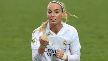 Asllani, jugadora del Real Madrid.