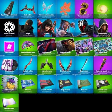 Todos los objetos cosm&eacute;ticos nuevos del parche 20.30 de Fortnite