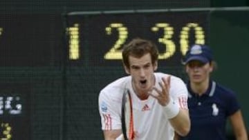 Andy Murray, en la final de Wimbledon