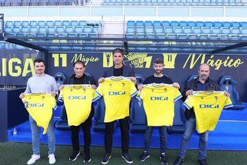 24/01/24 CADIZ CF PRESENTACION MAURICIO PELLEGRINO NUEVO TECNICO DEL CADIZ CON SU CUERPO TECNICO