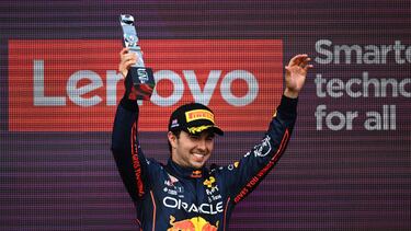 Sergio Pérez, piloto mexicano de Red Bull.