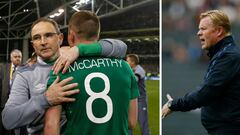 Martin O'Neill hizo jugar a James McCarthy más tiempo del que esperaba Ronald Koeman.