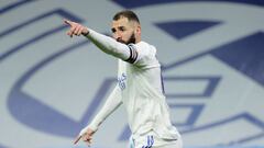 Benzema, con el Real Madrid.