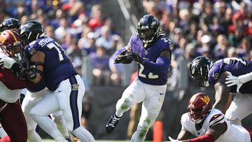 The Baltimore Ravens made it four straight wins after a bumpy start as Derrick Henry ran in two TDs in the 30-23 win over the Washington Commanders.