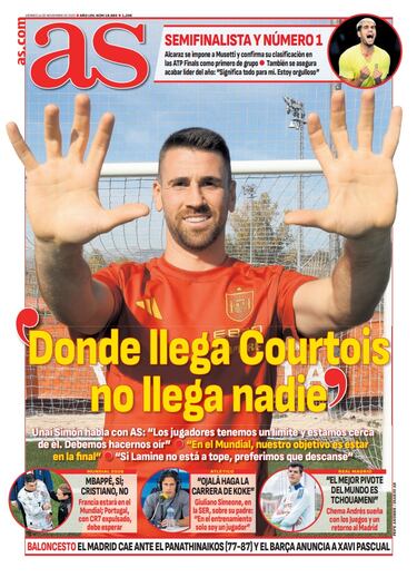 Las portadas de AS de noviembre