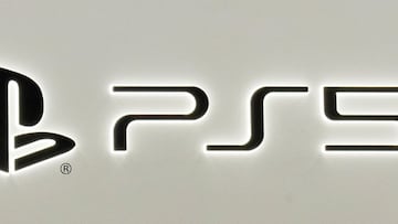 Tokyo (Japan), 12/11/2020.- The logo of the new Sony PlayStation 5 (PS5) console is seen at a discount chain store in Tokyo, Japan, 12 November 2020. Sony Interactive Entertainment Inc. launched its new home video game console PlayStation 5 on 12 November