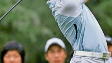 <b>EN FORMA. </b>Sergio García hizo un gran recorrido ayer en Shangai.