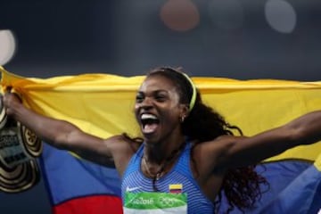 Caterine Ibargüen logra medalla de oro en Salto Triple