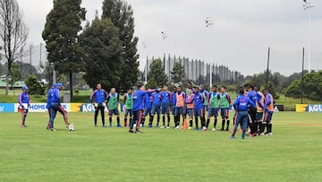 Fuentes, juvenil del Barça, busca un sitio en la sub' 17 de Colombia