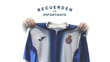 El Espanyol juega con el gesto de Messi en su cartel del derbi