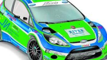 <b>SÚPER 2000. </b>Éste es el Fiesta que utilizará el equipo gallego.