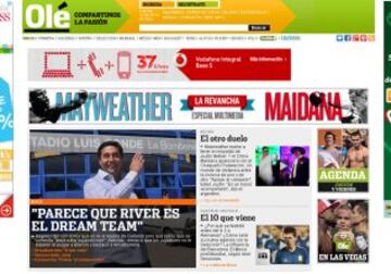 Portadas de la prensa extranjera