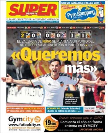 Portadas de la prensa deportiva