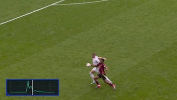 During Belgium - Slovakia, Lukaku’s goal was disallowed for handball by Openda. Here’s how the technology warns the referee.