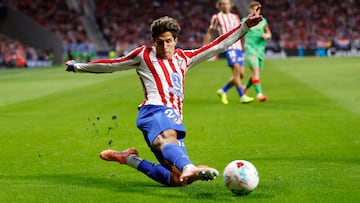 Giuliano, en el Atlético-Osasuna.
