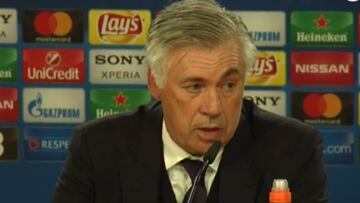 Ancelotti se quejó amargamente de los árbitros sala de prensa