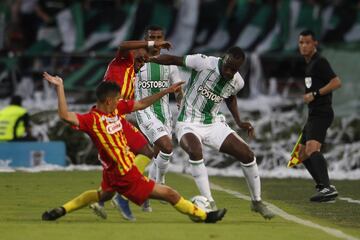 Atlético Nacional derrotó al Deportivo Pereira en la primera fecha de la Liga BetPlay I-2020. Los goles del triunfo verde fueron obra de Jarlan Barrera y Jefferson Duque.