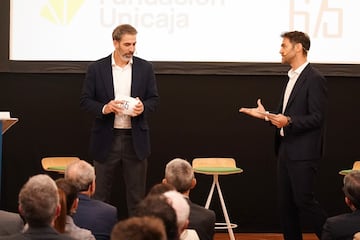 Berni y Calderón fueron los presentadores del acto.