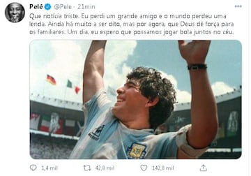 EL mundo del deporte se despide de Maradona