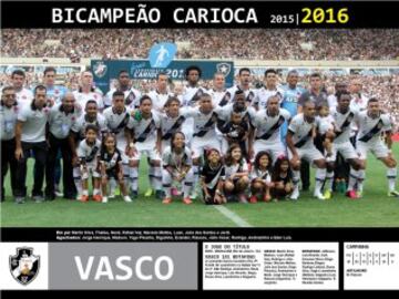 Vasco Da Gama - Un gran año tuvo Vasco Da Gama en Brasil. Además de firmar su regreso a la Serie A de Brasil, se coronó bicampeón estadual en Río de Janeiro.