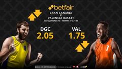Dreamland Gran Canaria vs. Valencia Basket: horario, dónde ver, pronósticos, estadísticas y clasificación