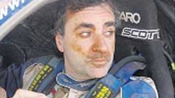 <b>EL DAKAR ENGANCHA.</b> Carlos Sainz quiere repetir el próximo año.