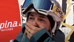 Hedvig Wessel en el hot seat del YETI Xtreme Verbier 2024 del Freeride World Tour.