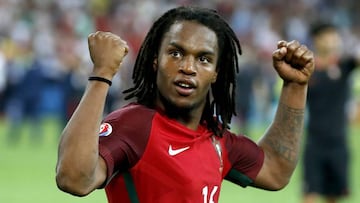 Reanto Sanches durante el partido ante Polonia