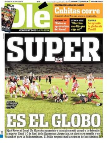 Portadas de la prensa deportiva