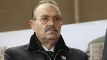 Fotografía de archivo fechada el 18 de abril de 2013 que muestra al presidente de la Organización Deportiva Panamericana, Mario Vázquez Raña, durante la presentación de la Villa de los Atletas para los Juegos Panamericanos, en Toronto (Canadá).