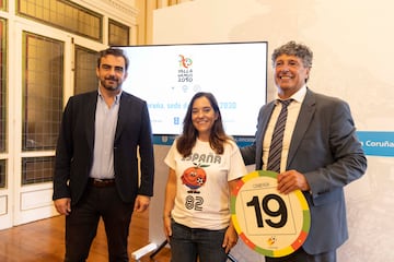 La alcaldesa Inés Rey, tras confirmarse la sede de A Coruña para el Mundial.