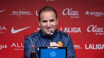 PALMA DE MALLORCA (ISLAS BALEARES) ,14/02/2026. Declaraciones de Jagoba Arrasate, entrenador del Mallorca, previas al partido de mañana entre el Mallorca y El Betis .- EFE/CATI CLADERA