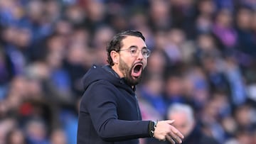 GETAFE, SPAIN - JANUARY 18: Jose Bordalas, Head Coach of Getafe CF, reacts during the LaLiga EA Sports match between Getafe CF and Valencia CF at Coliseum Alfonso Perez on January 18, 2026 in Getafe, Spain. (Photo by Denis Doyle/Getty Images)