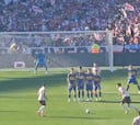 La otra toma del golazo de River que recuerda al gol de Messi ante Nigeria