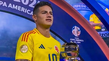 James Rodríguez, mejor jugador de la Copa América