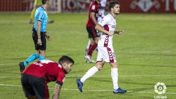 Mirandés 0 - Albacete 2: resumen, goles y resultado