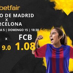 Atlético de Madrid Fem. vs. FC Barcelona Fem.: horario, TV, estadísticas, clasificación y pronósticos