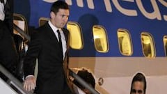 Argentina llegó anoche a Brasil