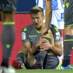 El fatídico momento en el que Llorente se lesionó el peroné