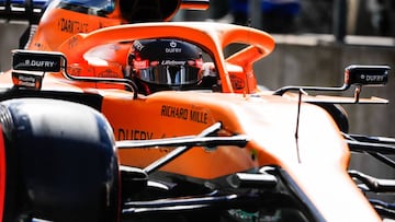 Carlos Sainz (McLaren MCL35). Spa-Francorchamps, B&eacute;lgica. F1 2020.